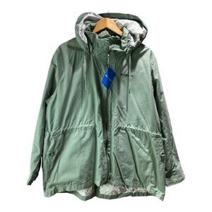 New Women’s Columbia Kelly Creek Jacket  2X Sage Green Cotton Blend Plus Size